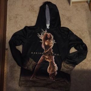 Mariah Carey double sided hoodie small NWOT